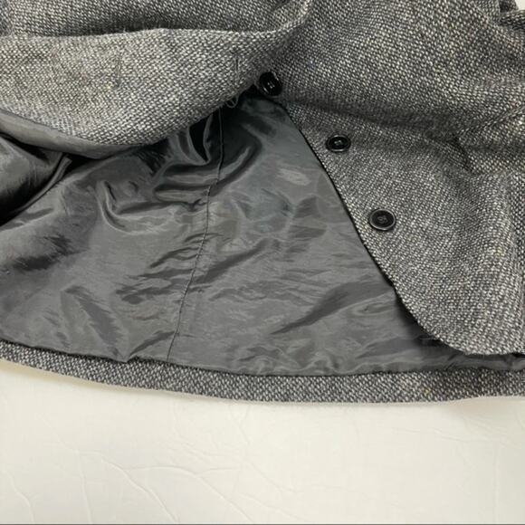 Sandro Pure Wool Career Office Dark Academia Jacket Blazer NWOT Size 16P - Picture 6 of 10